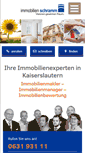 Mobile Screenshot of immobilien-schramm.com